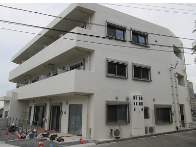 弁天丸建設社員寮の外観