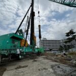 マンション新築工事 PC杭工事画像3