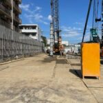 マンション新築工事 PC杭工事画像2